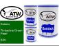 Preview: Subaru, Timberline Green Pearl, 83N: 500ml Lackdose + 500ml Klarlack + 250ml Härter - Set, von ATW Autoteile West.